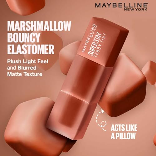 Image of Maybelline New York Superstay Teddy Tint - Lip and Cheek Color - Velvet Choker, 5ml