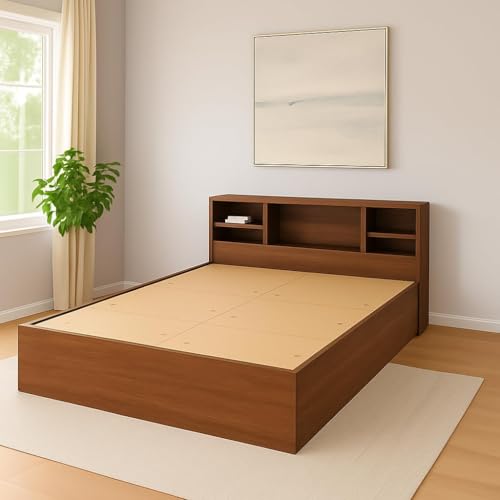 Image of Callas Trinity King Size Bed Engineered Wood with Box, Modern Design with Headboard | Elegant Finish | Durable Structure | 1 Year Warranty with Free Installation