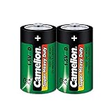 CAMELION 10100220 Pilas súper resistentes R20/ mono/paquete de 2 unidades.