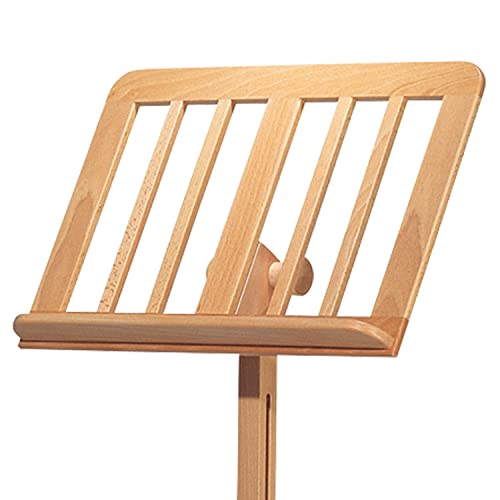 K&M 116/1 Wooden Music Stand, 28.14-48.22" Height, Beech #TOP1