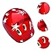 Colaxi Kids Cycling Helmet Roller Skates Hat Breathable Ventilation Shockproof Skating Gear Bicycle Cap for Skating Cycling Girls, Red