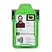 Identity Stronghold - Secure RFID Badge Holder for 1 Card - Heavy Duty Hard Plastic ID Badge Holder - USA Molded and Assembled - FIPS 201 Approved RFID Blocking Security - Green