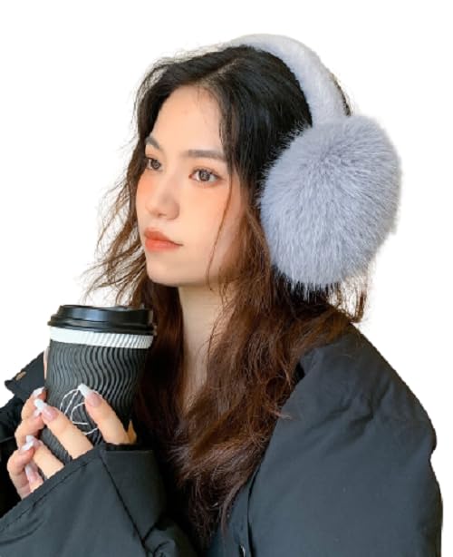 New Variety Store™ Women's and Girl's Faux Fur Winter Outdoor Accessory Foldable Ear Muffs (special for winter)-image-21