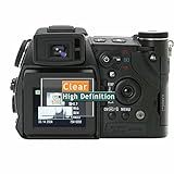 konica minolta a200 dimage Si prega di notare che questa protezioni schermo è realizzata in plastica flessibile ed è intenzionalmente resa più piccola dello schermo per l'installazione.