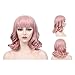 Produktbild Perücke Kurz 42cm Länge, BELICOO lockig Perücken Synthetische Haa Für Frauen/Damen zu Karneval/Fasching/Cosplay/Party/Kostüm mit kostenlosen Elastisch Haar Netz & Kamm & Haarband & Haarnadeln