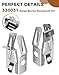 4 Pack 330031 Range Burner Receptacle Kit ERR117 Surface Element Plug-in Block Kit Fit for Whirl-Pool Ken-More Frigi-daire Stove, Replaces WB17X210 5303935058 814399 WB17X210 by Fetechmate