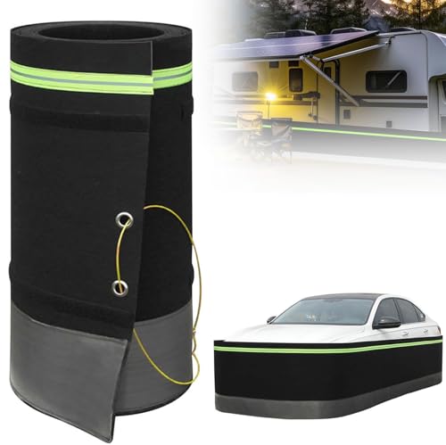 Rodapié de RV para protección en invierno, material grueso para remolques de viaje y casas móviles, solución de fácil instalación