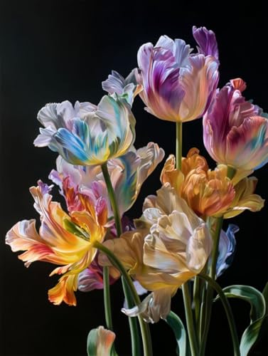 Diamond Painting tulipe pour vos loisirs créatifs d'automne à la maison