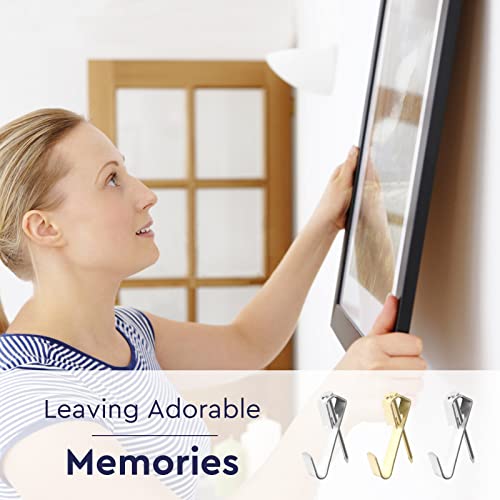130 Pcs 30Lb Picture Hangers – Multipurpose Picture Hanging Hooks Kit Drywall Wooden Wall Picture Hanging Nails #TOP3