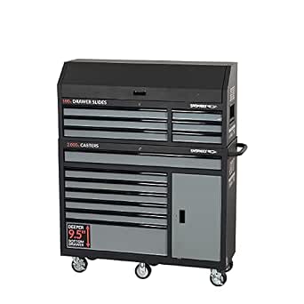 52 in. 13-Drawer and 1-Door Tool Chest and Rolling Cabinet Combo