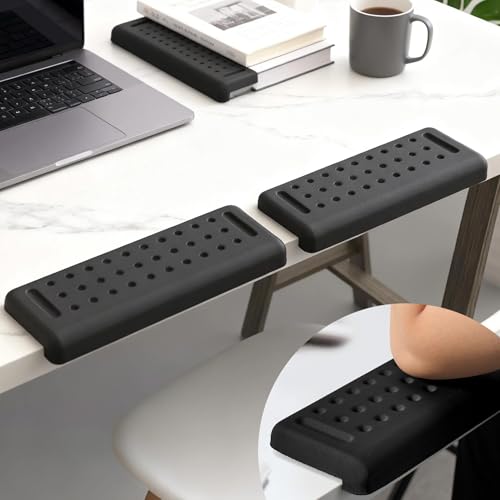 VAGAU L-Shaped Arm Rest for Desk, Memory Foam Elbow Support Padding Set with Non-Slip,2-Piece...