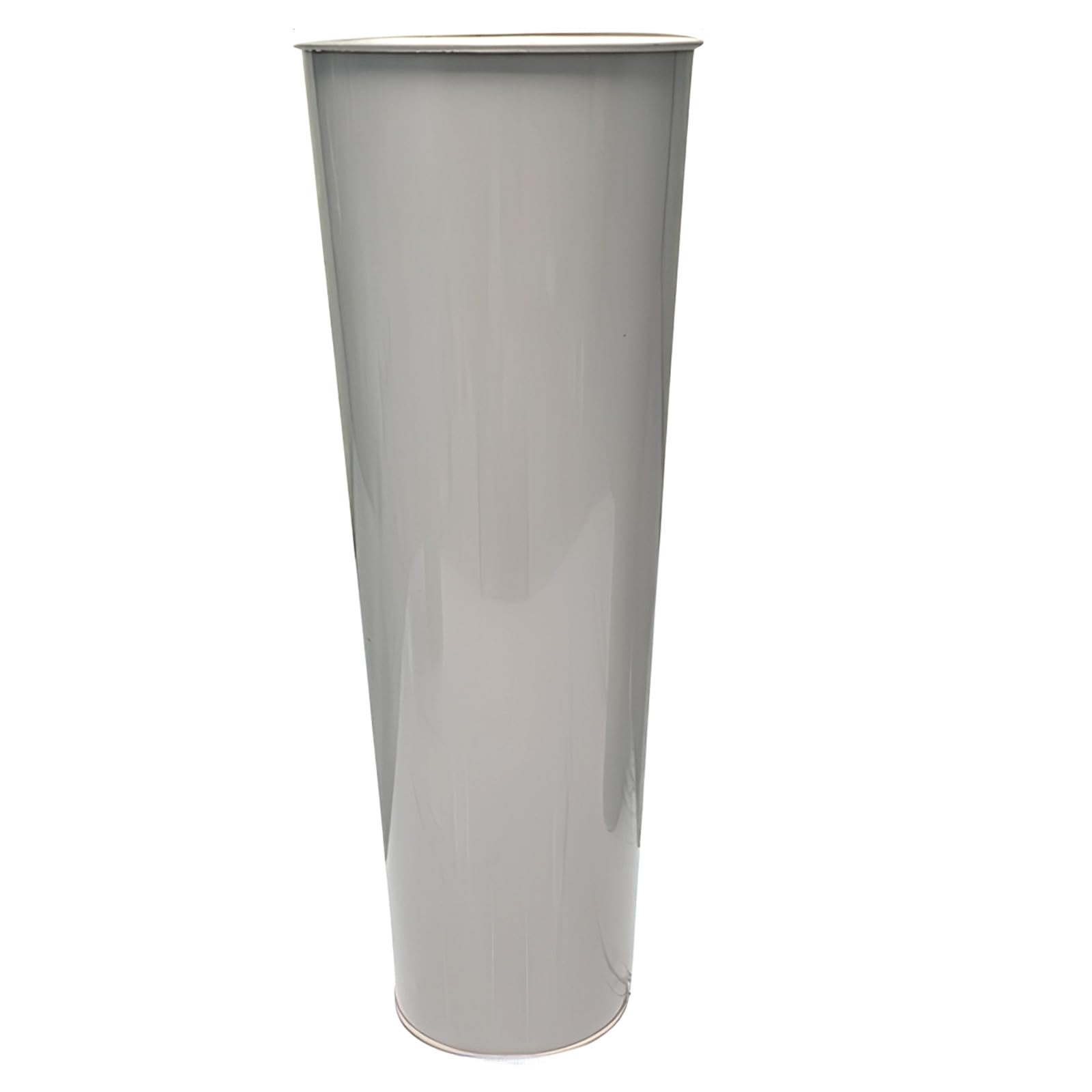 Dsisji Gray Flower Bucket Farmhouses Styles Metal Vases French Bucket Iron Flower Holder For Florals Arrangements And Wedding Centerpieces Decors Metal Flower Vases