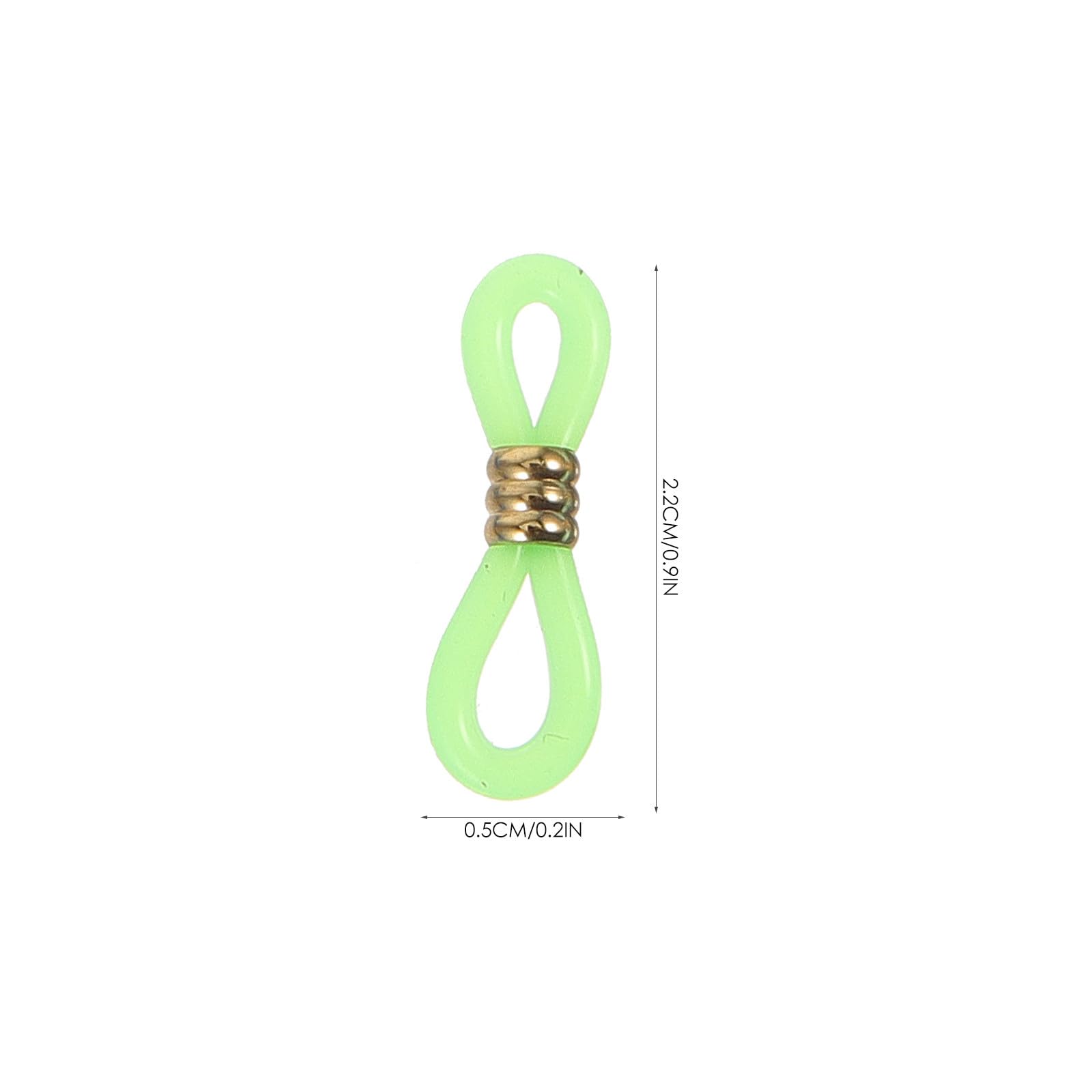 BESTonZON 60 Pièces Embouts Antidérapants en Silicone et Métal pour Lunettes, Support de Chaînette Réglable, Accessoires Classiques et Élégants pour Maintien Sécurisé des Lunettes