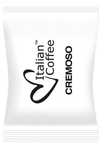 Delicitaly Italian Coffee capsules compatible with Martello machines Cremoso 50 pods
