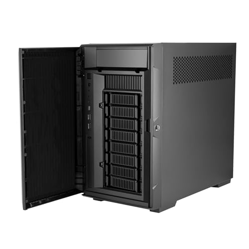 Image of SilverStone Technology CS382 8-Bay SAS-12G / SATA-6G Hot-swappable High Performance Micro-ATX NAS & Intel Core i5-12600K Desktop Processor with Integrated Graphics and 10 (6P+4E) Cores