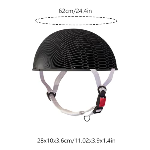 Casco plegable portátil con correa de barbilla para bicicleta de carretera 6