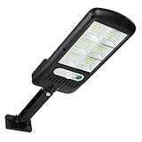 Farola solar 120 LED PIR Sensor de movimiento Luz solar IP65 Iluminación exterior impermeable Lámpara de jardín Luz de pared LED (2 piezas)