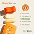 Nature Republic California Aloe Fresh Powdery Sun Stick Broad Spectrum SPF50+ | واقي الشمس الكوري، عصا واقية من الشمس بحجم السفر، بدون قالب أبيض، غير لاصق، مقاوم للماء، 0.71 أونصة/21 جم