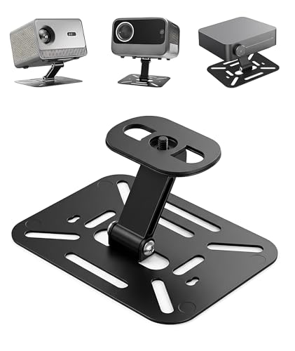 Image of Projector Stand for Floor, Rotating Desktop Projector Mount, Portable Projector Stand for Home Theater and Office Presentations