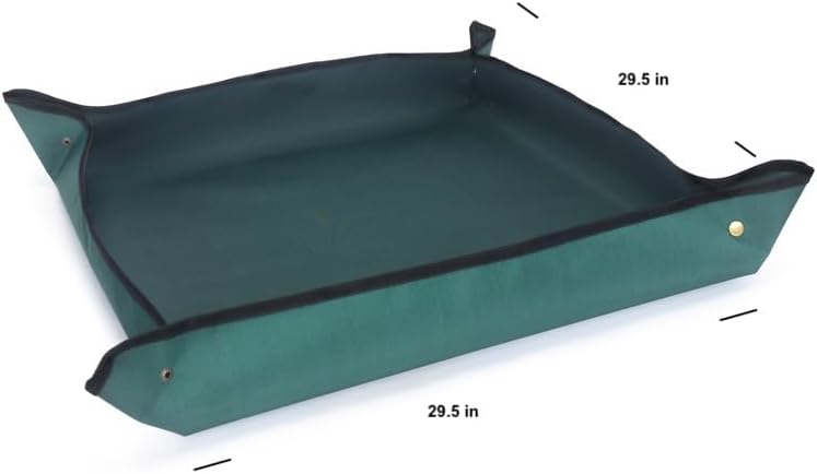 Miniatura 2 de Rooty Juego de 3 piezas de paleta de mano, tijeras de podar y alfombrilla de trasplante para mujer, kit de accesorios para amantes de las plantas de