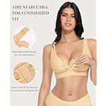 FeelinGirl-Post-Surgery-Compression-Bra-Womens-Front-Closure-Bra-with-Adjustable-Straps-Wirefree FeelinGirl Post Surgery Compression Bra - Women's Front Closure Bra with Adjustable Straps Wirefree