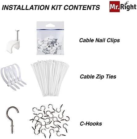 Mr. Right Pigeon Net for Balconies, Bird Control, Anti Bird and Monkey Heavy Duty HDPE Mesh Net for Balconies (5x11ft), Installation Kit Included