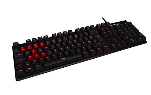 Preisvergleich Produktbild HyperX Alloy FPS Tastatur USB AZERTY Französisch Schwarz - Tastaturen (Verkabelt, USB, Mechanischer Switch, AZERTY, LED, Schwarz)