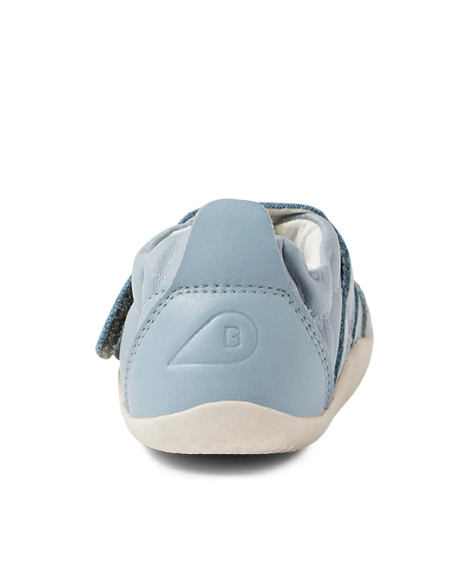 Bobux Xplorer Marvel Arctic with Merino Fleece Pantoufle pour les premiers pas en cuir toile avec semelle EVA