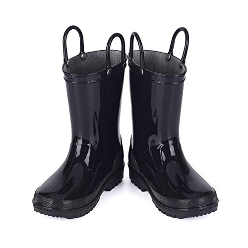 HugRain Toddler Kids Lightweight Adorable Rain Boots3
