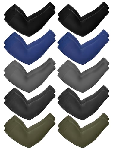Image of Boao 10 Pcs UV Arm Sleeves Tattoo Cover