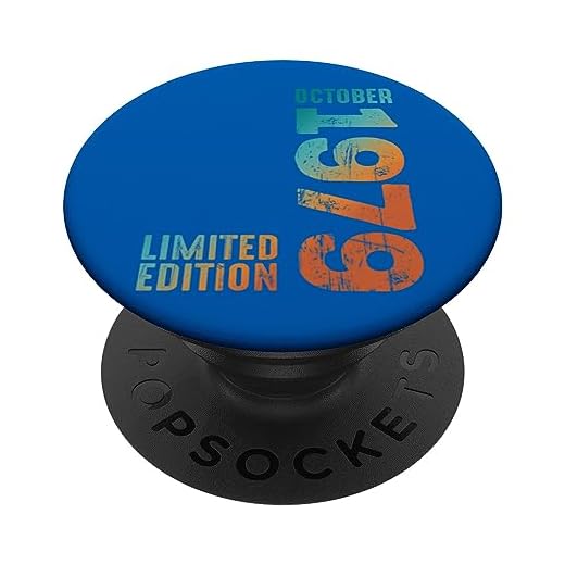 Impresionante Edición Limitada Octubre 1979 Retro 1979 Vintage 1979 PopSockets PopGrip Intercambiable