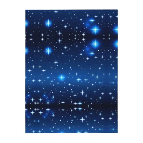 Nappe de table étoiles bleues 137,2 cm grand format pour réception chic - 5