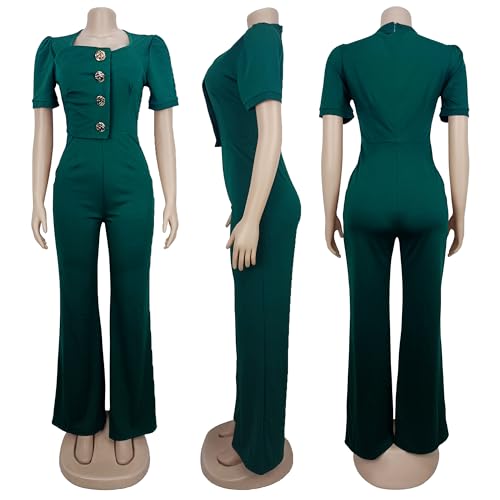 Image of Jigfar Women Sexy Elegant Bodycon Jumpsuit Going Out Romper Birthday Party Club Night Outfits
