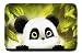 newplenty Doormat Entrance Floor Rug Indoor Mat Non-Slip Flannel for Bedroom Bathroom Living Room Kitchen Home Decorative 60x40CM (Panda)
