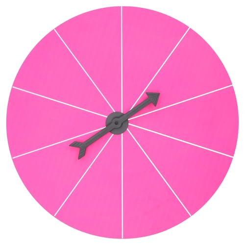 BRIGHTFUFU Raffle Spinner for Party Game Diy Prize Wheel Stand Plastic Wheel of Fortune Game Spinner