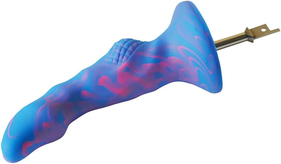 FREDORCH Silicone Dildos Attachments with Reciprocating Saw Adapter Connector for Reciprocating Saws Sex Machines Different Sizes Colors (Blue 7inch)