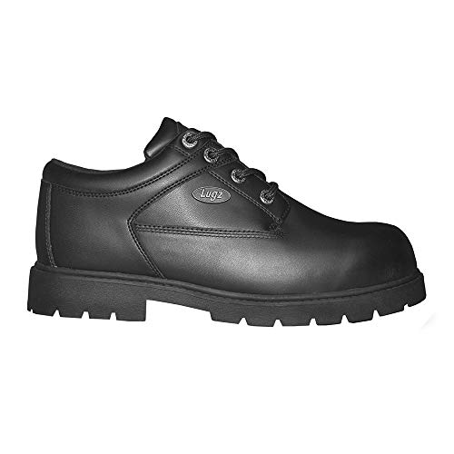 Lugz Mens Savoy Slip Resistant Oxford Boot, Black, 10.5 US
