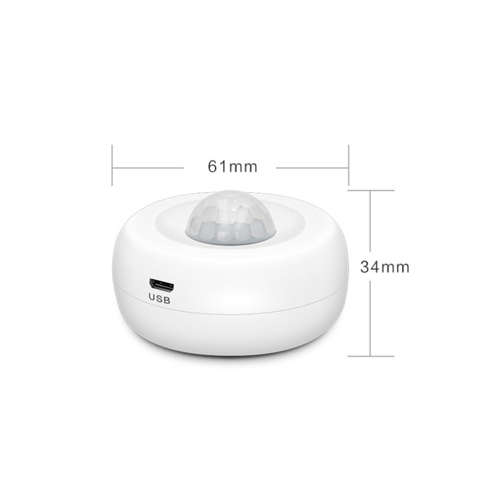 Sensor De Movimiento Inteligente, Alarma Antirrobo Seguridad, Monitoreo Remoto Vida, Detector Pasivo Infrarrojo Para casa y garaje