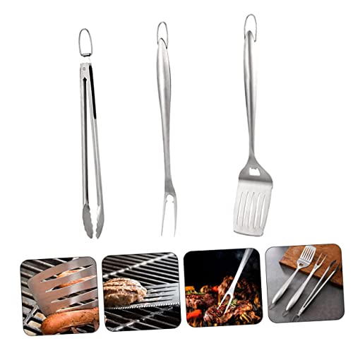Set de 3 piezas para parrilla en acero inoxidable miniatura 3