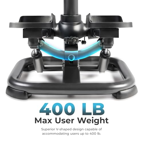 Image of Sunny Health & Fitness Smart Power Stepper with Resistance Bands for Cardio