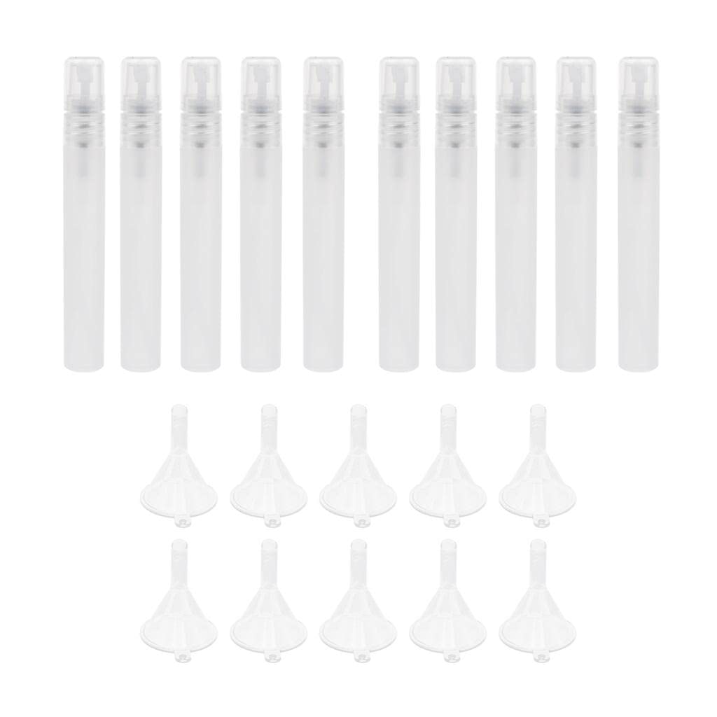 SECRET DESIRE 10 Pieces Perfume Spray Mist Empty Bottle + 10 Pieces PVC Funnel 10 ML|Bath & Body|Other Bath & Body Supplies-image-37