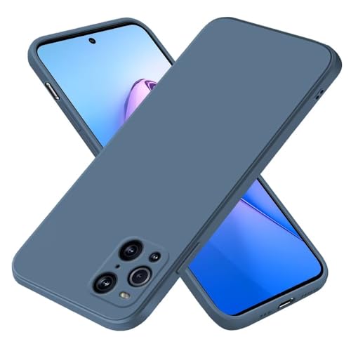 EASSGU Custodia per OPPO Find X3 Pro (6.7' Inches), Cover Morbida in Silicone TPU - Grigio lavanda