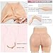 SooTTBE Female Silicone Fake Ass Panties Artificial Buttock Body Push Up Panty Butt Lifter Shaper Control Shorts for Cosplay,Color 1,Basic