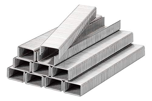 kwb Klammern, Typ Flachdraht, Stahl, C-Spitze, Stahldraht, 1800 Stk. 11,4 mm x 6 mm