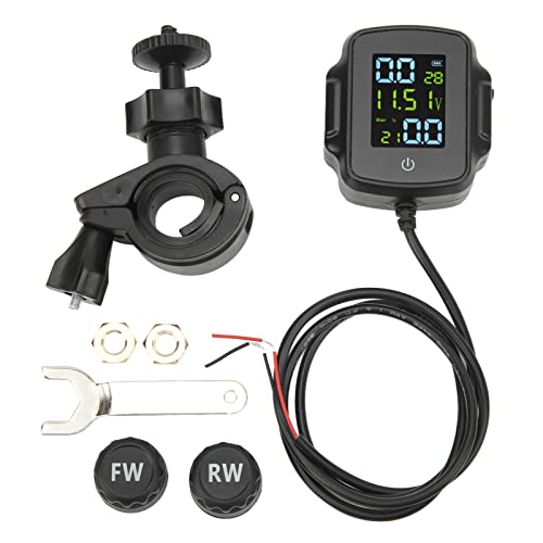 TPMS moto sans fil Ejoyous avec 2 capteurs externes et double charge USB 12V
