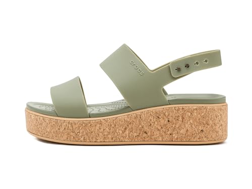 Image of Crocs Women's Brooklyn Cork Low Wedge