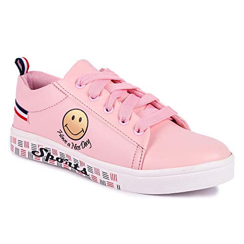 Image of Longwalk Women's Sneaker Walking Shoes for Girl's Pink Shoes Collections