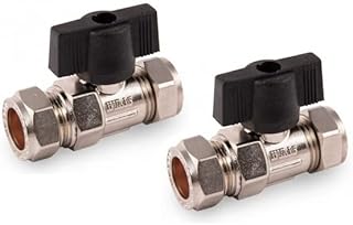 UKDD® 15mm Isolation Ball o fix Valves Strai...,