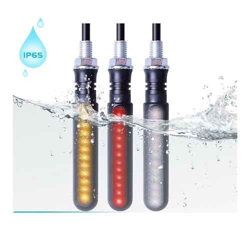 Indicateurs clignotants moto feux de stop arrière et lampe DRL