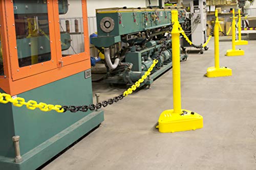 Image of Mr. Chain Plastic Barrier Chain, Yellow /Magenta, 100 ft Length (50030-100)